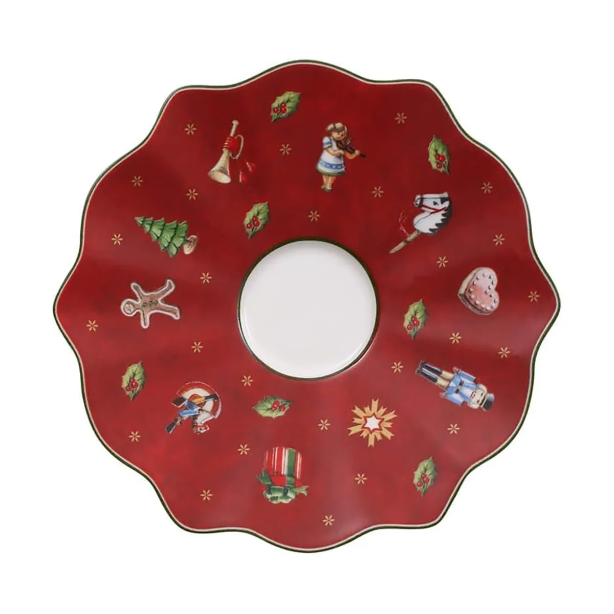 Toy's Delight saucer to espresso cup Ø13 cm, White-red Villeroy & Boch