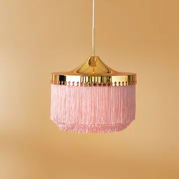 Fringe pendant lamp - Cream white, small - Warm Nordic