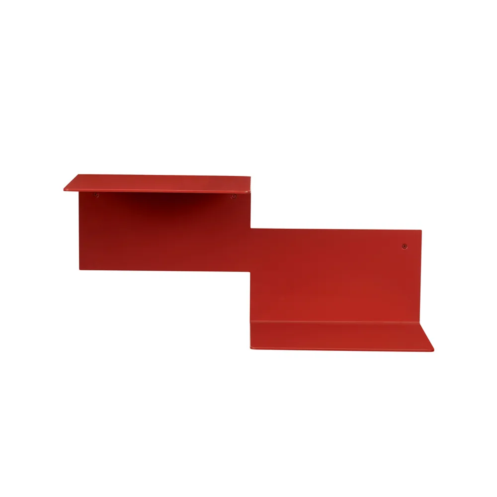 Repeat shelf, Rusty red, left Warm Nordic