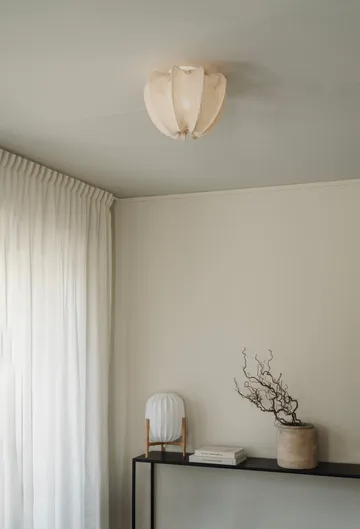 Anna ceiling light mini Ø30 cm - Natural linen - Watt & Veke