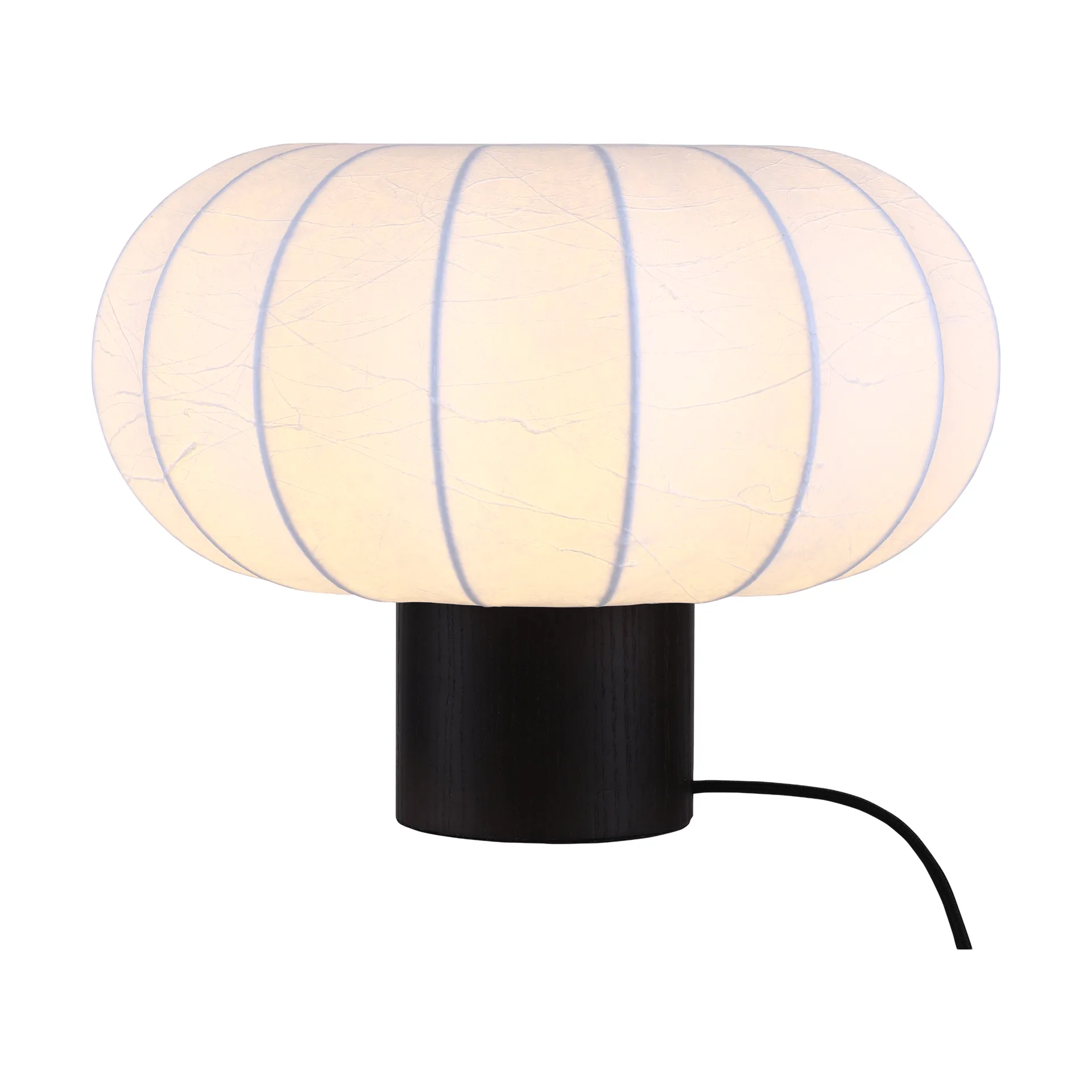 Lunari table lamp, White-Dark ash, Ø32x24 cm Watt & Veke