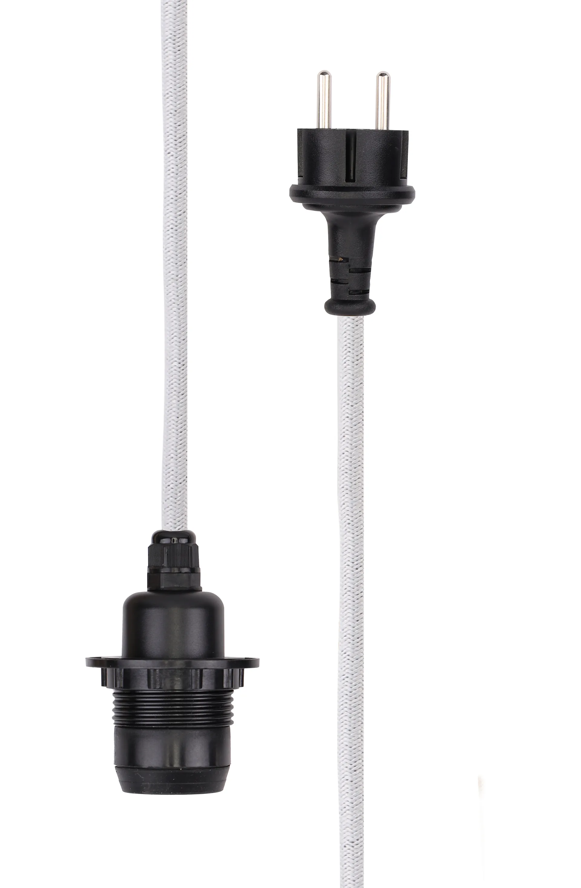 Outdoor cable set, White, 500 cm, E27 Watt & Veke