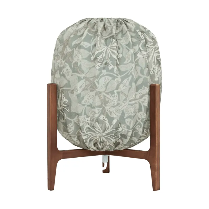 Prisma table lamp - Dark ash-Honeysuckle beige, Ø27x42 cm - Watt & Veke