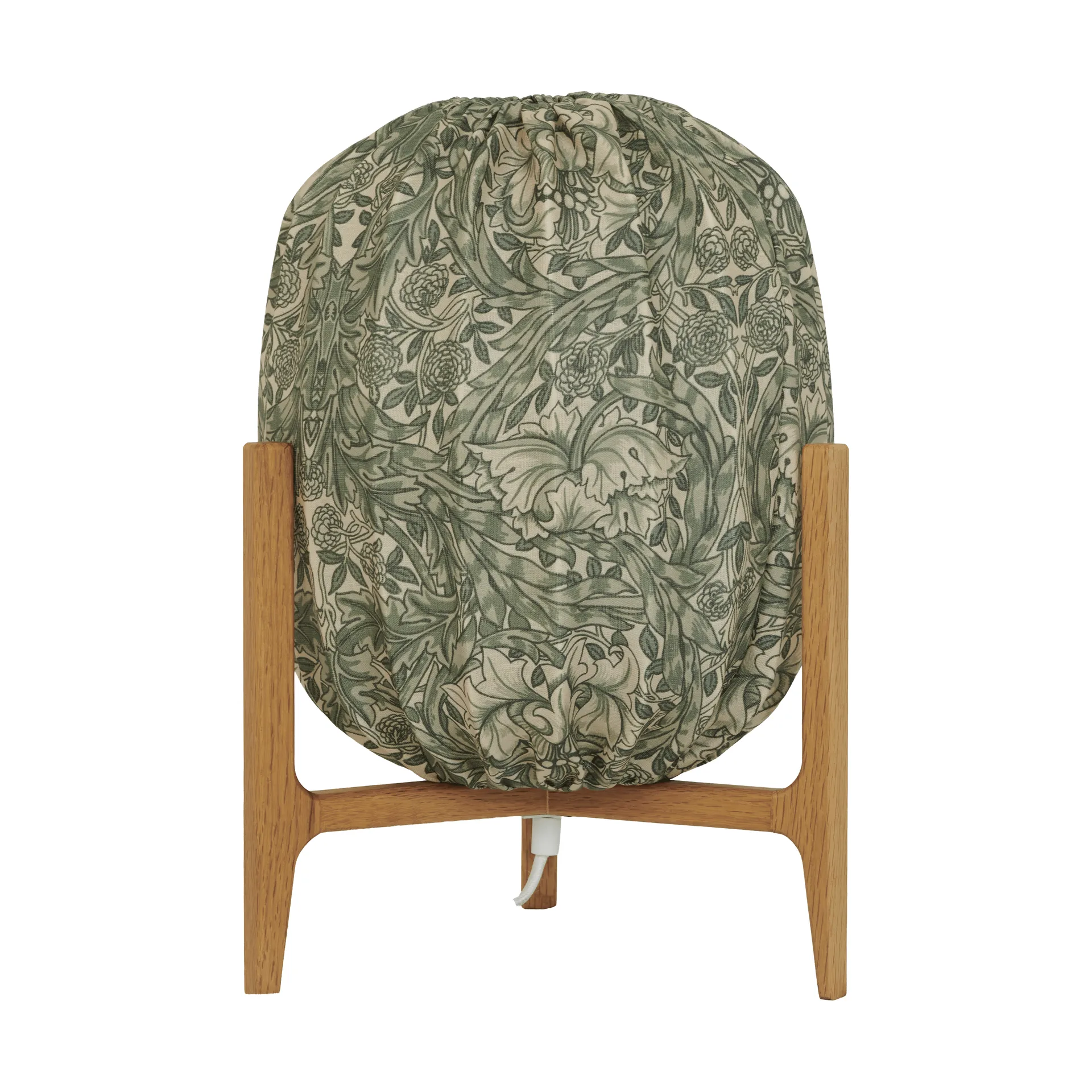 Prisma table lamp, Oak-African marigold green, Ø27x42 cm Watt & Veke