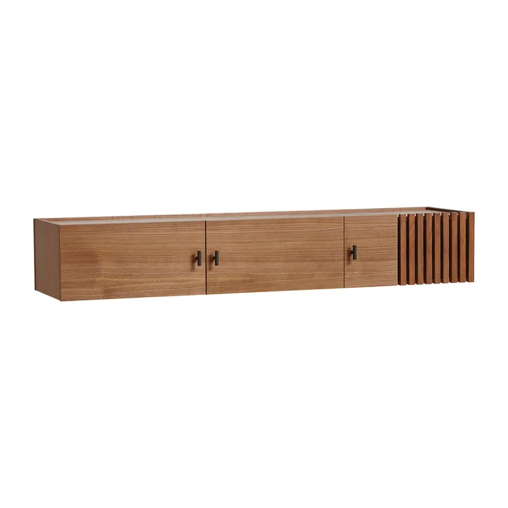 Array sideboard wall-mounted, 150 cm - Walnut - Woud