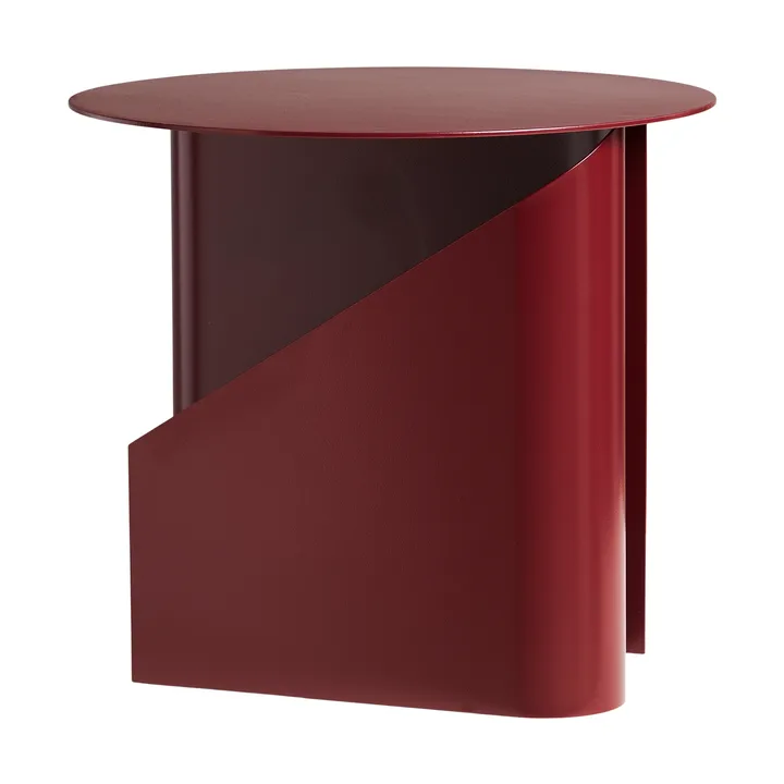 Sentrum side table - Deep red - Woud