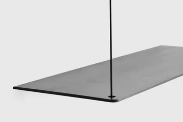 Stedge Add-on shelf 80 cm - Black oak - Woud