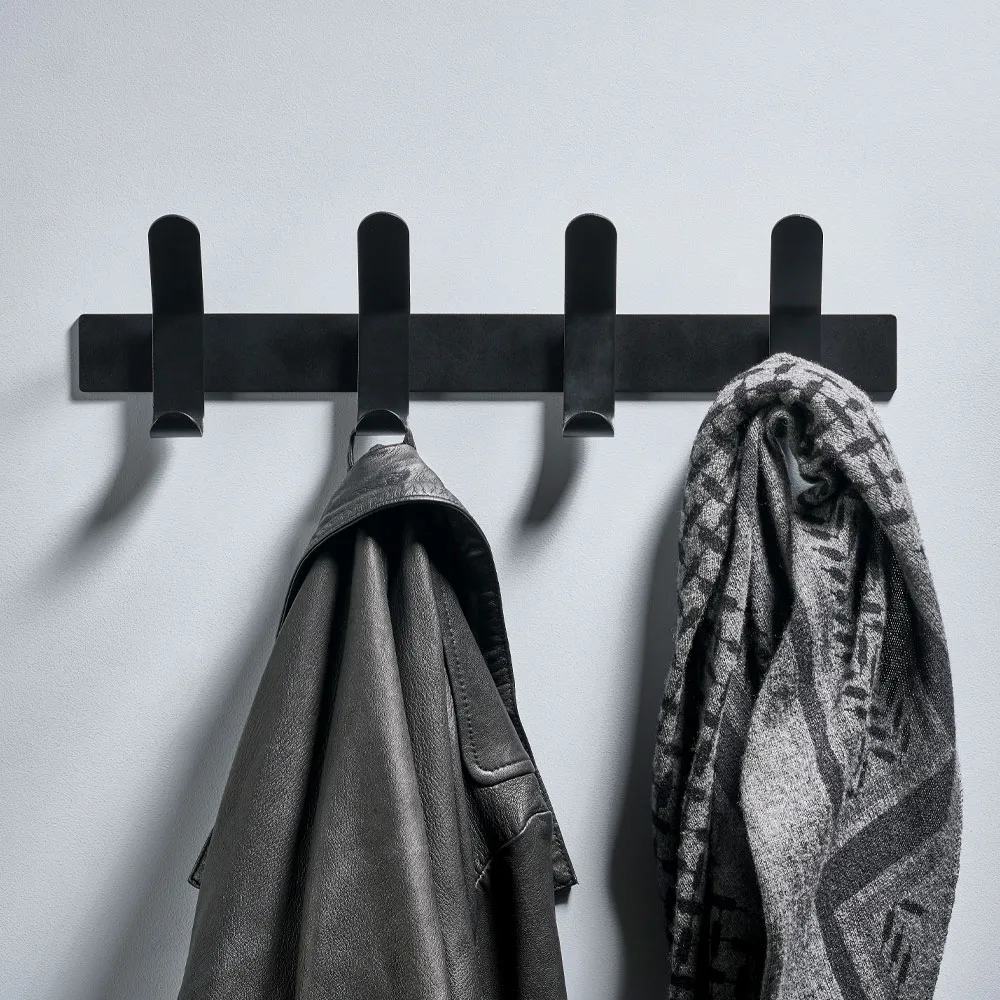 A-Rack, Black, 4 hooks Zone Denmark