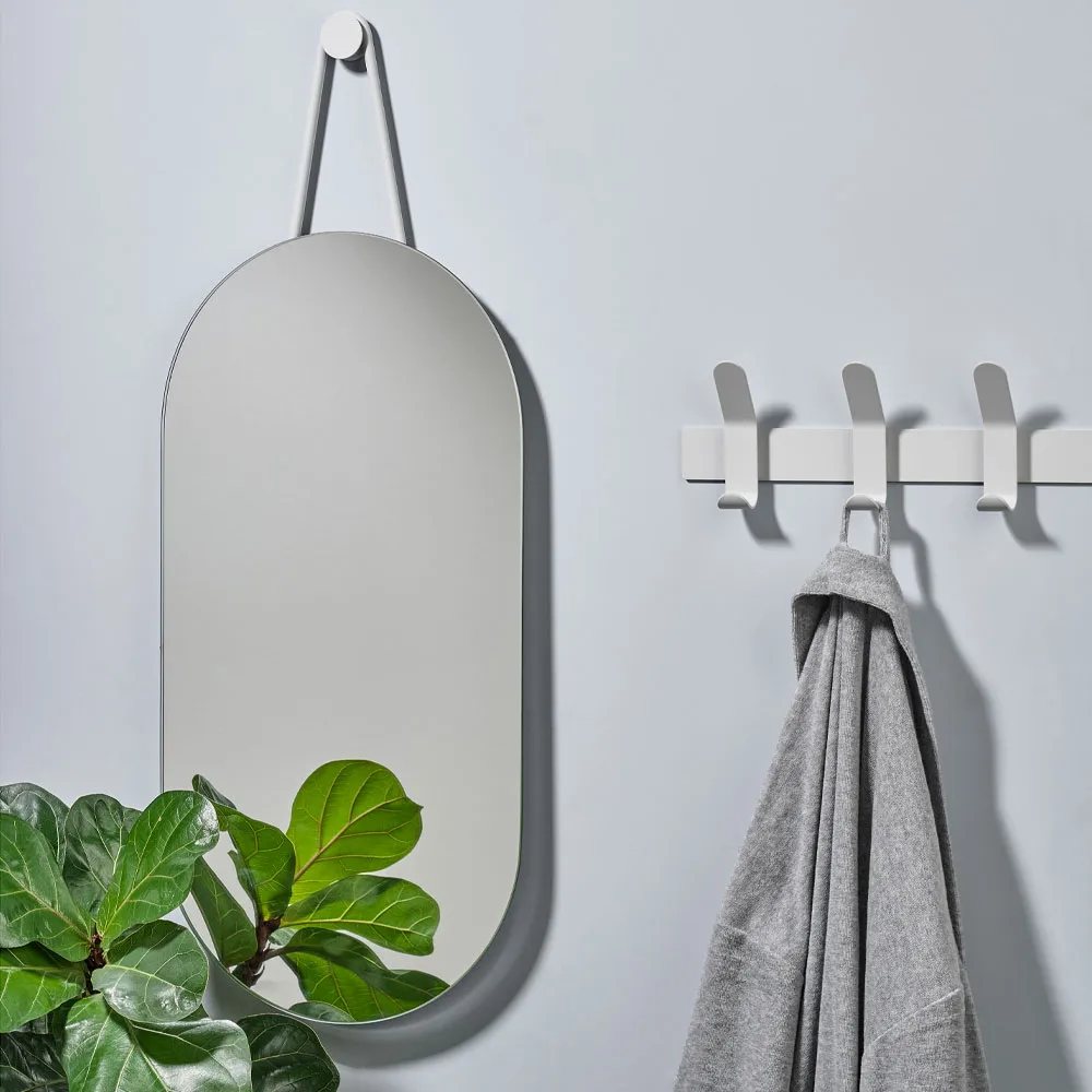A-Wall Mirror, Soft grey, large Zone Denmark
