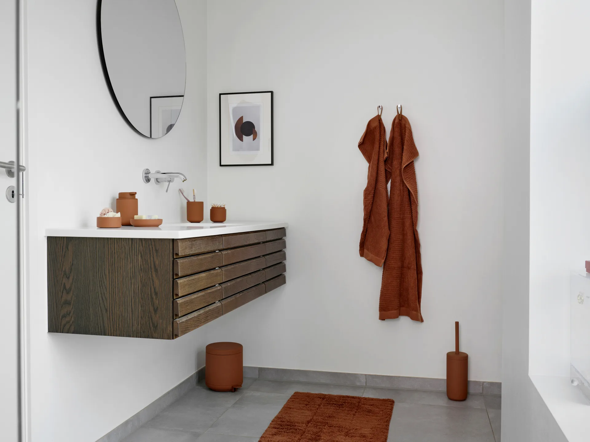 Classic towel 50x70 cm, Terracotta Zone Denmark