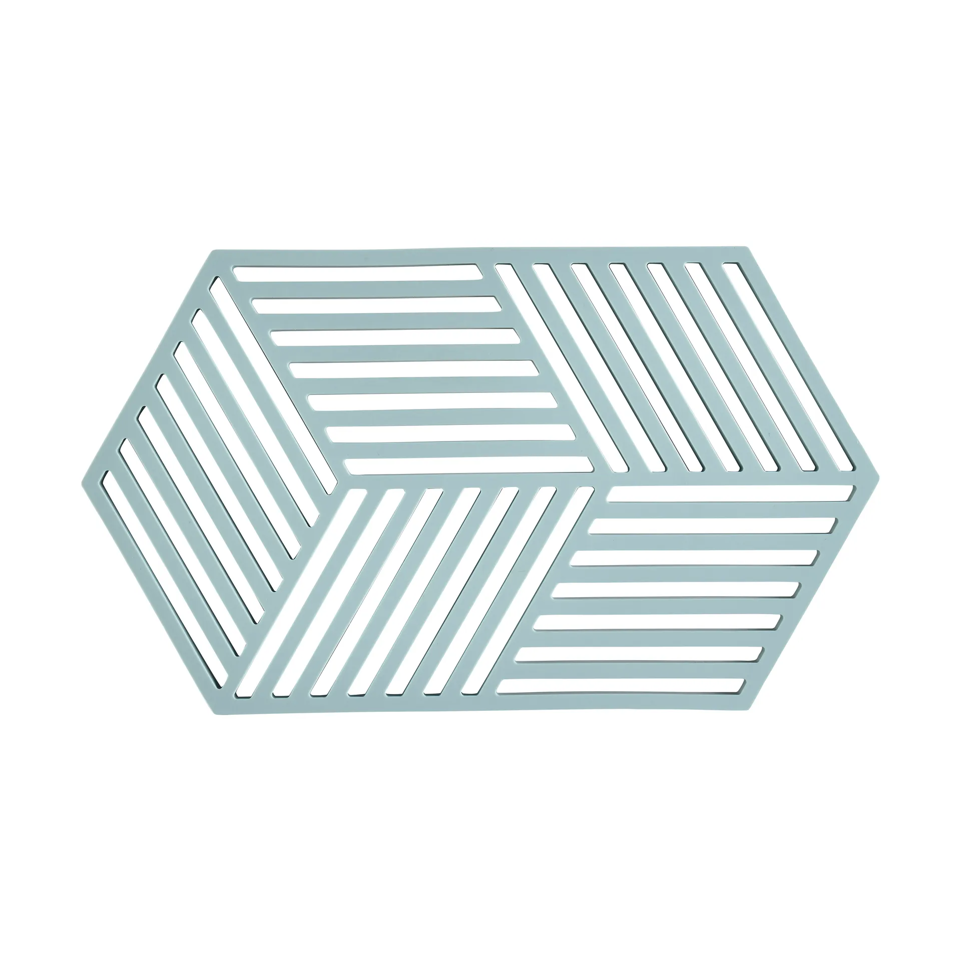 Hexagon trivet large, Fog blue Zone Denmark