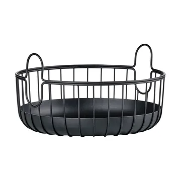 Inu basket Ø22x8 cm - Svart - Zone Denmark