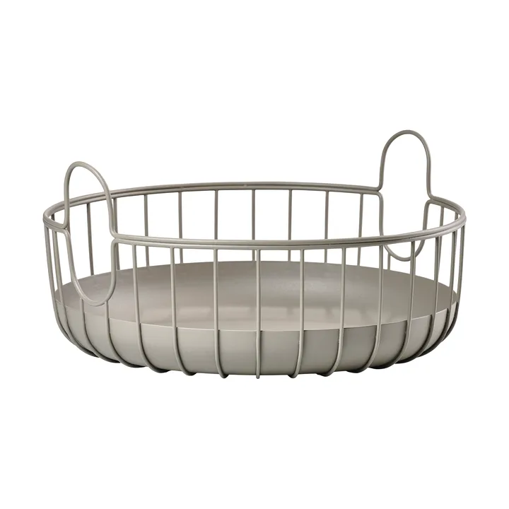 Inu basket Ø38x18 cm - Taupe - Zone Denmark