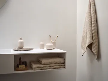 Sensu jar with lid Ø6.5x9 cm - Sand - Zone Denmark