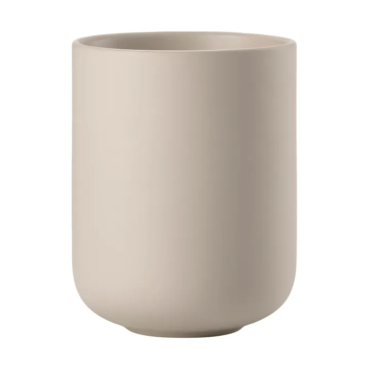 Sensu toothbrush mug Ø7.4x9.5 cm - Sand - Zone Denmark