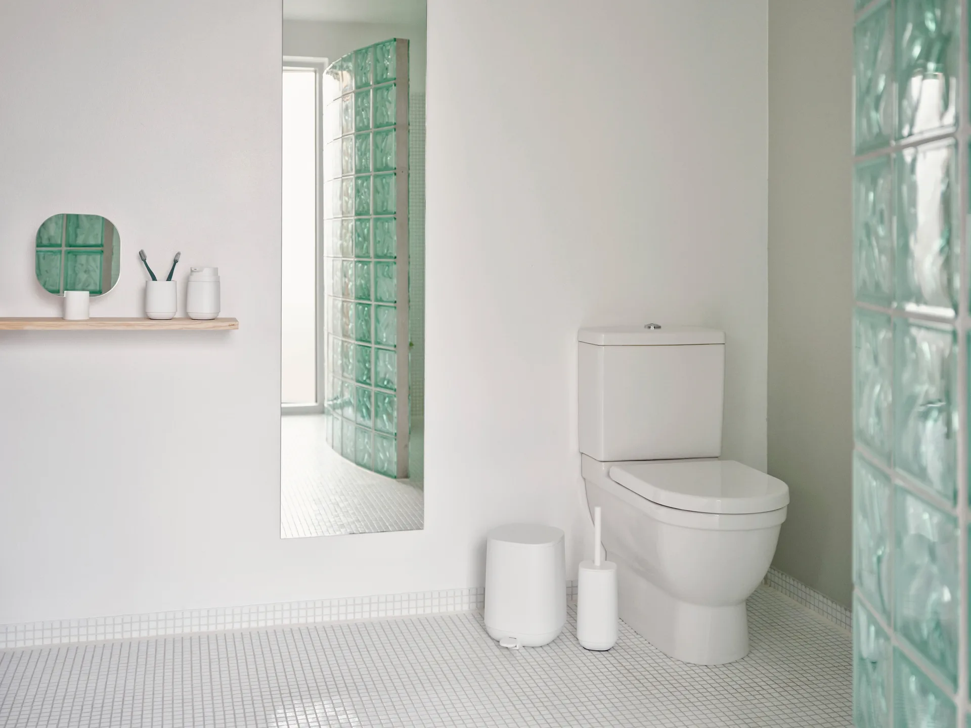 Time toilet brush 36 cm, White Zone Denmark