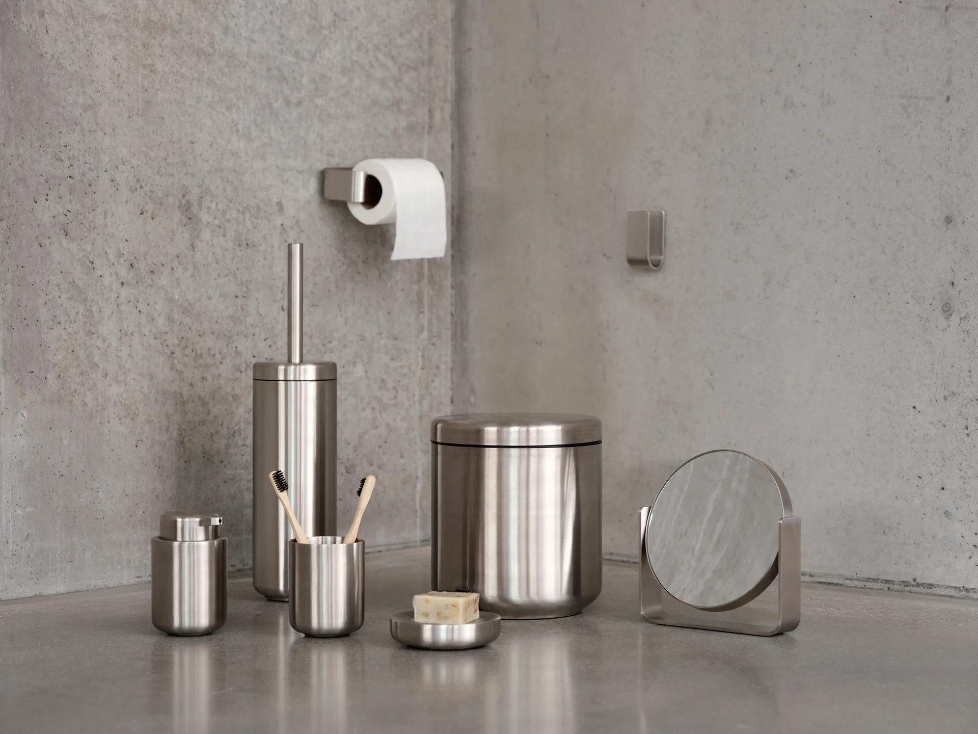 Ume toilet paper holder, Steel Zone Denmark