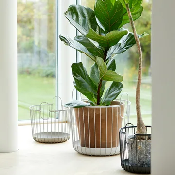 Zone Inu basket - Soft grey, large - Zone Denmark