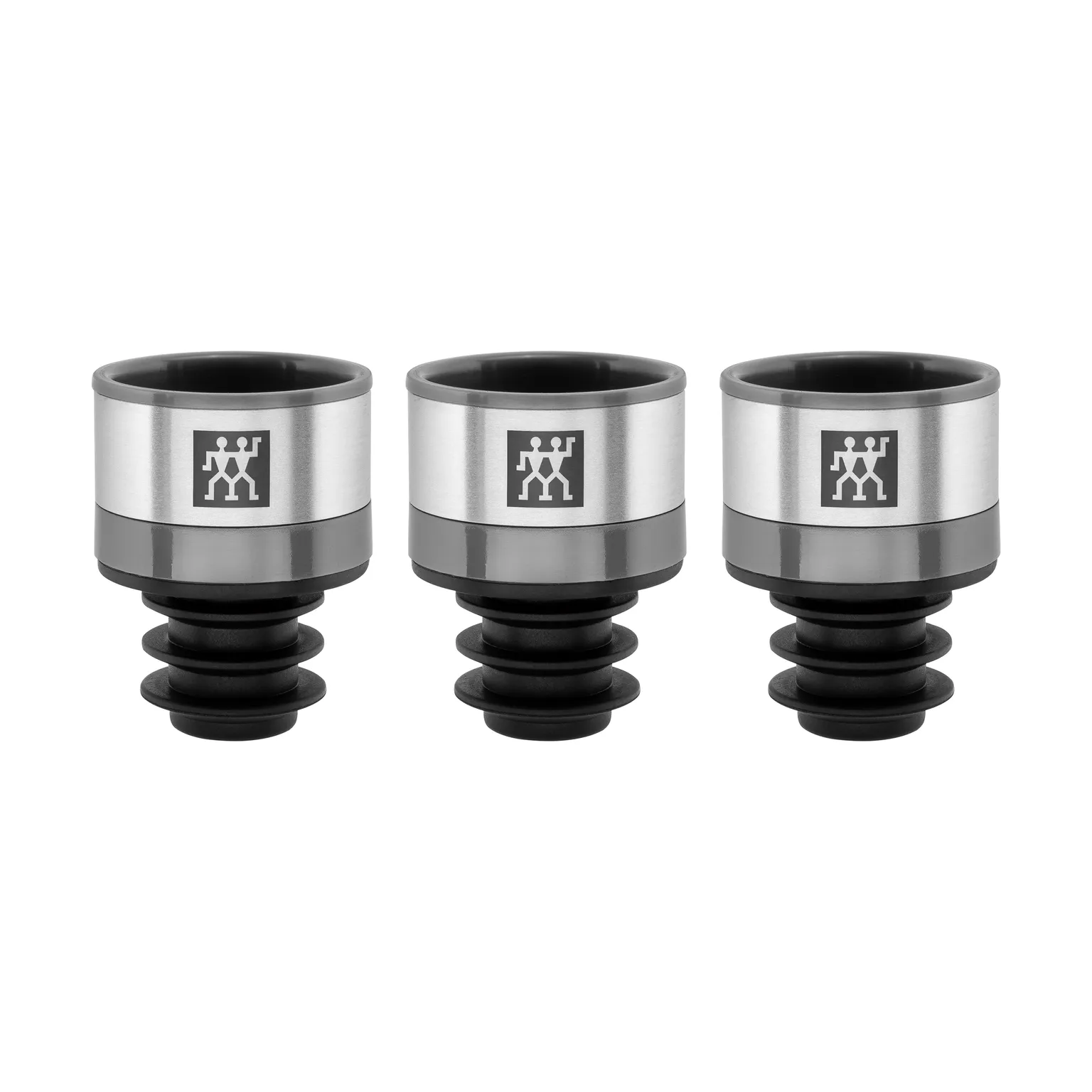 Zwilling Vacuum Wine Stopper 3-Pack, Stainless steel Zwilling